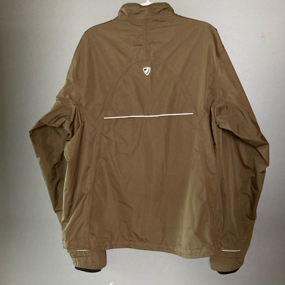 Asics Men's Lightweight performance jacket semi-fitted extra large brown - Picture 3 of 16